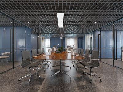 现代公共办公区