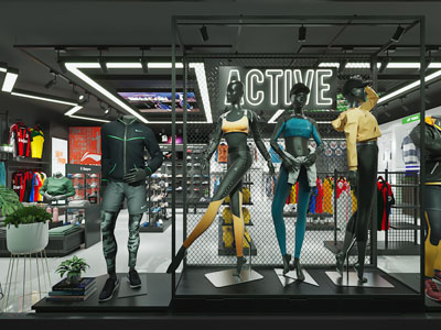 工业loft运动装专卖店