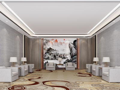 新中式接待厅、会客厅