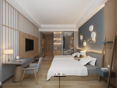 新中式酒店客房