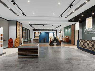 现代原装进口木地板专卖店