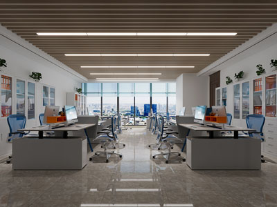 现代公共办公区
