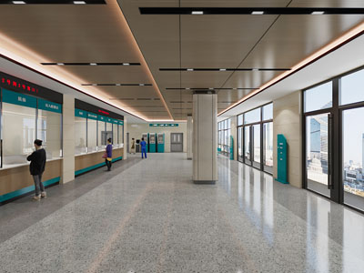 现代医院挂号、办事大厅