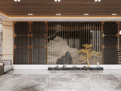 新中式大厅大堂