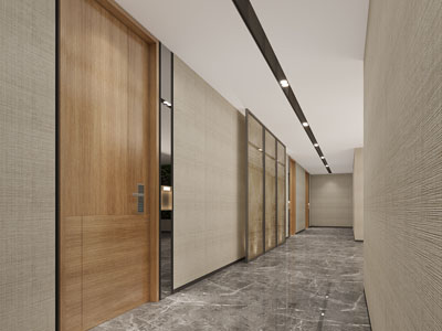 新中式酒店走廊过道