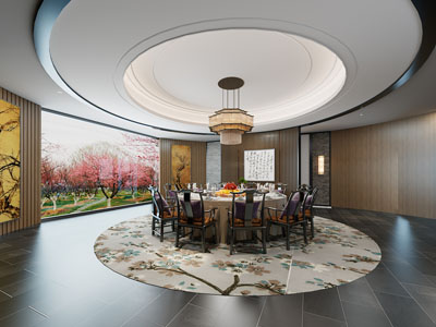 新中式酒店包厢包间