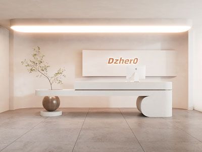 侘寂风前台接待区