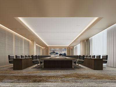 新中式会议室、会议厅