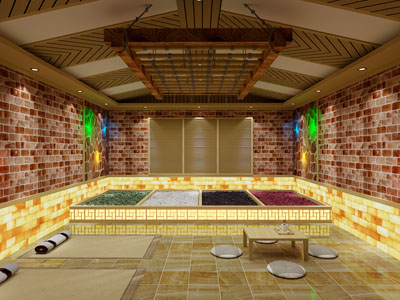 日式韩式汗蒸房3d模型 日式韩式汗蒸房