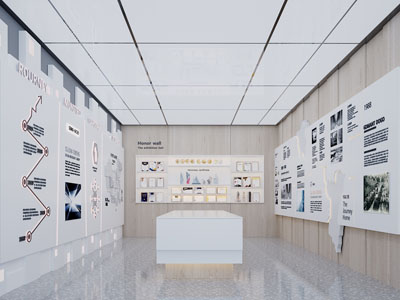 现代企业文化宣传展厅展览