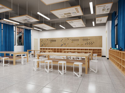 现代幼儿园手工活动教室