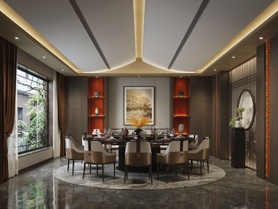 新中式酒店包厢包间