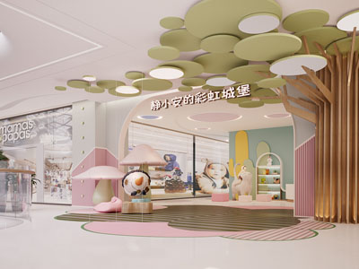 现代婴幼儿专卖店门头