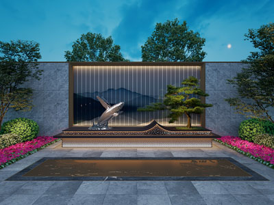 中式庭院景观园艺小品