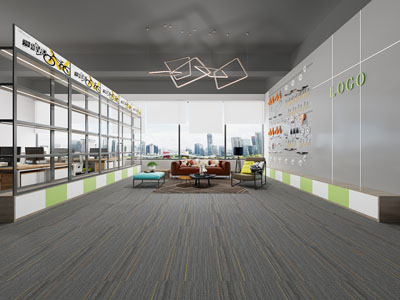 现代公司商务洽谈接待区