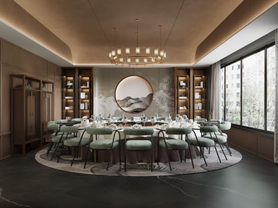 新中式酒店包厢包间