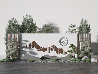 新中式景观园艺小品