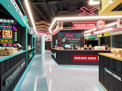 工业loft商场美食街