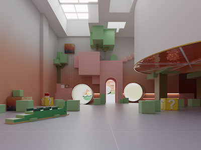 现代售楼处儿童娱乐区