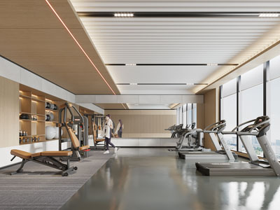 现代健身房
