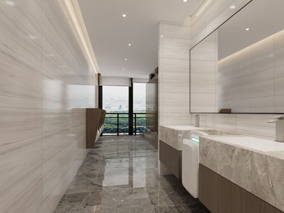 现代公共卫生间