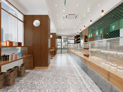 现代中式点心烘焙甜品店