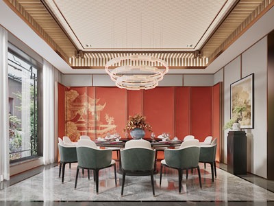 新中式酒店包厢包间