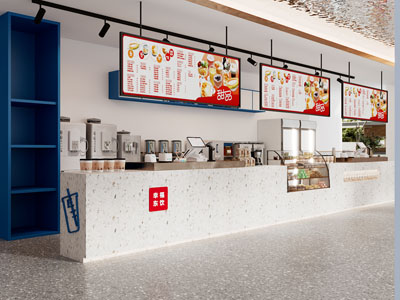 现代面包饮料烘焙甜品店