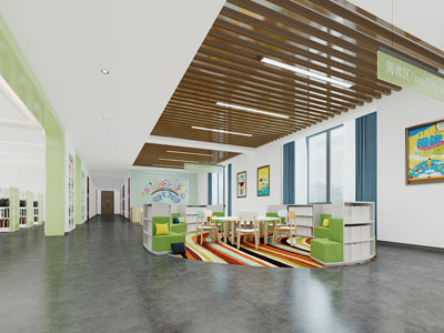 现代百货超市儿童阅读区