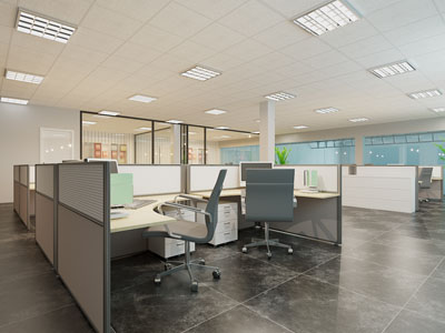 现代公共办公区