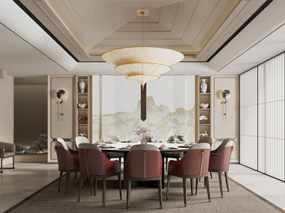 新中式酒店包厢包间