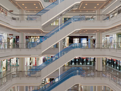 现代一站式购物广场、商场3d模型 现代一站式购物广场、商场