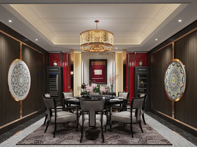 新中式酒店包厢包间