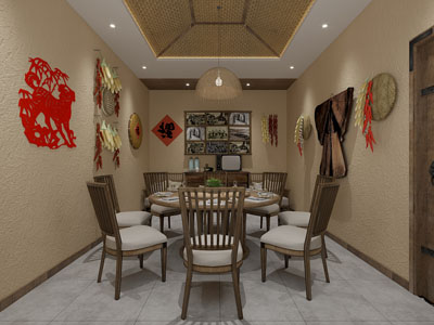 新中式民宿酒店包厢包间