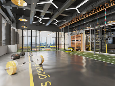 工业loft健身房