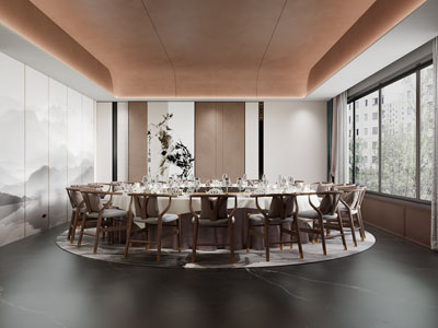 新中式酒店包厢包间