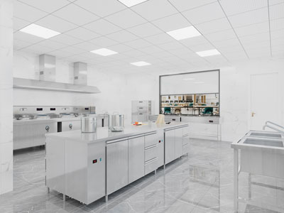 现代酒店餐厅后厨