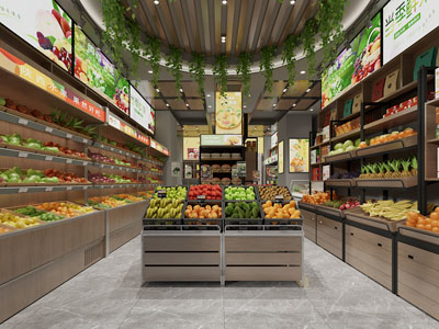 现代生鲜水果专卖店