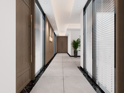 现代写字楼走廊过道