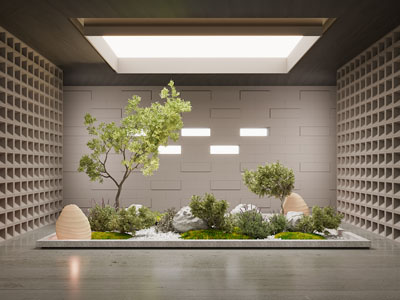 现代室内景观园艺小品
