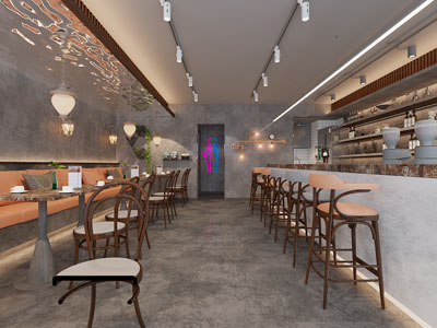 工业loft咖啡馆、咖啡厅