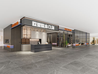 现代全屋定制专卖店门头