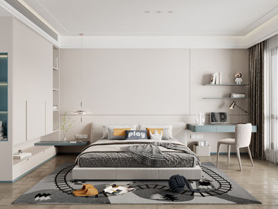 现代卧室、儿童房