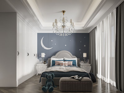 简欧卧室、儿童房