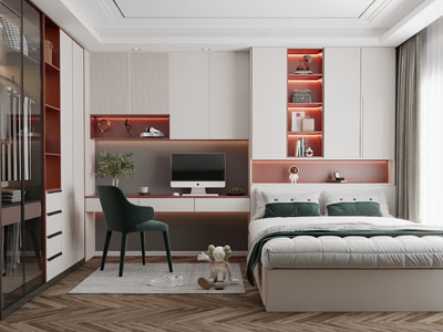 现代榻榻米卧室、儿童房