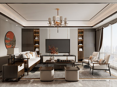 新中式客厅