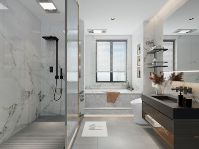 现代洗手间、卫浴间