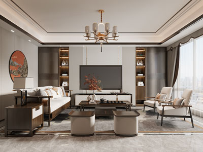 新中式客厅