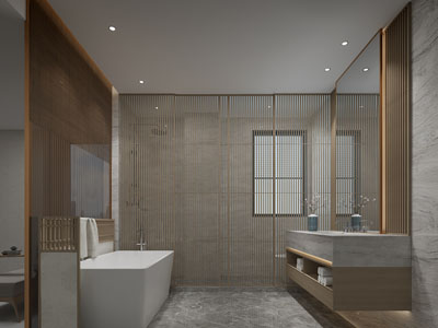 新中式卫浴间、洗手间