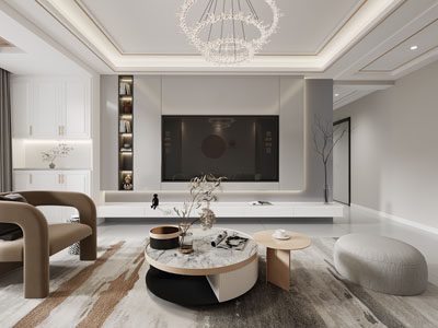 现代轻奢客厅
